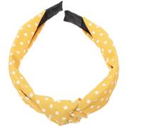 TOVINANNA Diadema de Tela Lunares Amarillos, Ligera y Antideslizante, Banda Ancha Cabello Adecuado para Fiestas y Mujeres Jóvenes Varios estilos