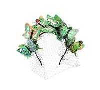 TOVINANNA Diadema Hecha a Mano Elegante Velo de Novia Tocado para Dama para Fiestas Y Bodas