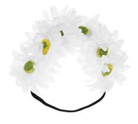 TOVINANNA Diadema para Mujer Diseño de Girasol, Banda Elástica de Color Claro, Accesorio Ligero Cabello, Adecuado para Fiestas Playa y Eventos, Diadema de Niñas Cómoda y Decorativa