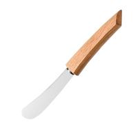 TOVINANNA Esparcidor Mango Ergonómico de Madera de de Acero Inoxidable Raspador Práctico Multifunción para Untar Pan y en Cocina
