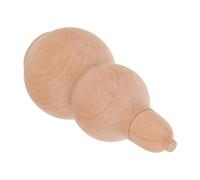 TOVINANNA Estatua de Calabaza Wu Lou de Madera Khaki, Decoración Ligera y Delicada para Hogar Asiático en Año Chino, Amuleto de Prosperidad y Buena Suerte