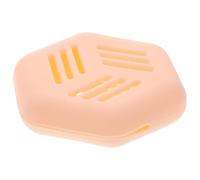 TOVINANNA Estuche de Silicona para Esponjas de Maquillaje Caja de Almacenamiento para Borlas de Polvo Contenedor Portátil para Guardar Esponjas Secas y Húmedas