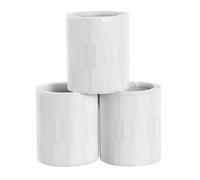 TOVINANNA Etiquetas Adhesivas para Precios de Joyería Blancas Autoadhesivas 3 Rollos 500 Unidades por Rollo para Pulseras Anillos Pendientes Respaldo Ultraadhesivo y Resistente al Agua para