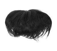 TOVINANNA Extensiones de Cabello para Hombre Liso Peluca Corta Invisible sin Costuras para Calvas Masculinas de Mediana Edad Postizo de Pelo Corto de Calidad