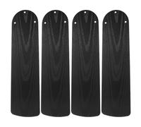 TOVINANNA fan blades for ceiling fan, ceiling fan accessories, 4pcs replacement blades 21 inch plastic black with balanced structure for 52 inch in various rooms