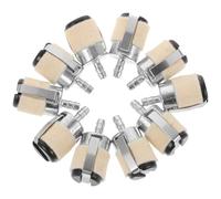 TOVINANNA Filtro para Motosierra de Gasolina Recambio para Mantenimiento Marco Metálico y Elemento de Lana, Alta n Filtración para Herramientas de Jardín