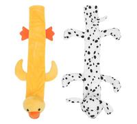 TOVINANNA Funda Protectora para Estetoscopio de Peluche Diseño de Animalitos 2 Piezas Colores Blanco y Amarillo Suave y Lavable Adecuado para Médicos y Pediatría