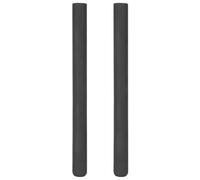 TOVINANNA Fundas de Silicona Duraderas para Baquetas de Batería Protectores Silenciadores 360° para Baquetas 2 Piezas Negras Ideales para Práctica de Batería y Percusión