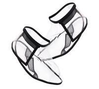 TOVINANNA Fundas Protectoras Transparentes para Zapatos de Peluquería Tamaño L, Cubiertas de TPU Fáciles de Usar para Evitar Pelos Rotos en Salones Profesionales