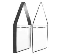 TOVINANNA Fundas Transparentes Colgantes para Documentos de Borrado en Seco 10 Piezas PVC Reutilizable Tamaño Estándar Bolsa Organizadora para Oficina y Hojas de Trabajo Escolares