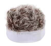 TOVINANNA Gorro de Peluca Ajustable para Sombrero de Hip Hop con Falso Accesorio de Moda para Fiestas y Fotografía Único