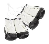 TOVINANNA Guantes de Boxeo Mini Colgantes en 2 Pares, Adorno para Llaveros y Bolsos, Accesorios Resistentes para Decoración de Interiores y Fiestas Temáticas de Boxeo