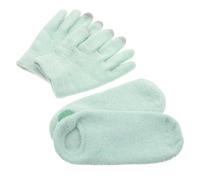 TOVINANNA Guantes Hidratantes de Gel para Manos y Pies Secos Tejido Ligero, 4 Piezas, Diseño Aleatorio, Ideales para Cuidado Nocturno y Reparación Profunda Varios estilos