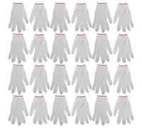 TOVINANNA Guantes Protectores de Nailon y Algodón Resistentes al Desgaste para Trabajo en Logística y Construcción, Paquete de 12 Pares, Protección Completa para Manos Color Color Aleatorio