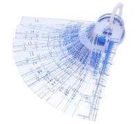 TOVINANNA Herramienta Métrica de Medición de Huecos Plástico Resistente Galga Cuña Inspección de Puertas Cortafuego y Medición Precisa de Espesores para Ingenieros y Diseñadores