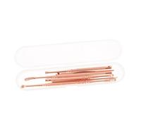TOVINANNA Herramientas Para Limpiar Los Oídos Cucharas De Masaje Espiral Palillo Para Limpieza De Oídos Sacacerumen Cuchara Para Sacar Cerumen Pala Limpiadora De Conjunto Material De Acero i