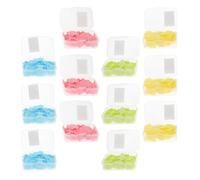 TOVINANNA Hojas de Jabón Portátiles Desechables para Lavarse las Manos Mini Jabón Perfumado Soluble 12 Cajas Multicolor Amarillo Azul Rosa Verde Adecuado para Viajes Camping y