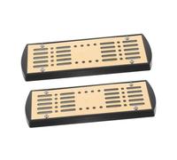 TOVINANNA Humidificador Metálico Dorado Estuche Rectangular Portátil 2 Unidades Sistema de Humedad Preciso para Conservación y Viaje de Cigarros