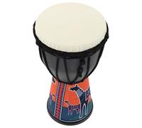 TOVINANNA Instrumentos de Percusión Africanos para Djembé Africano de Mano de Piel de Cabra para Fiestas de Educación Musical Temprana y Actividades Musicales