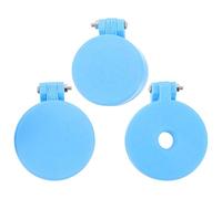 TOVINANNA Juego de 3 Moldes Antiadherentes para Donuts Pasteles y Galletas Molde Reutilizable de Plástico Resistente al Calor Tamaño Pequeño Adecuado para Repostería Casera y