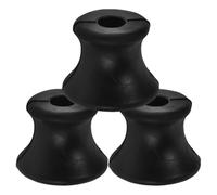 TOVINANNA Juego de 3 Soportes de Goma para Diapasones de Meditación Base Antideslizante Compatible Varios Tamaños Accesorios de Yoga y Afinación para Instrumentos Musicales Portátil y