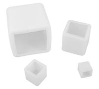 TOVINANNA Juego de 4 Moldes de Silicona Cuadrados para Resina Epoxi Moldes para Fundición de Resina de 417In a 118In sin Lijado Ideales para Manualidades Velas Jabón y Arte Flores