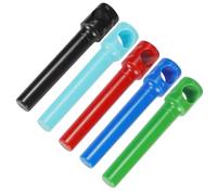 TOVINANNA Juego de 5 Sacacorchos Portátiles para Vino Tinto Sacacorchos de Bolsillo Desmontable en Colores Negro Azul Claro Verde y Rojo Herramienta Práctica para Abrir Botellas en