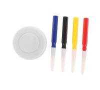 TOVINANNA Juego De Agujas Bolígrafo Lubricante para Relojes Multifuncional Kit Portátil Precisión Relojeros Mantenimiento Relojes Pulsera Plato Aceite Reparaciones Exactas