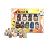 TOVINANNA Juego de Minerales Naturales Piedras y Cristales en Varios Colores, Colección de Piedra Natural para Enseñanza y Manualidades Creativas