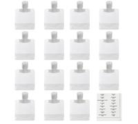 TOVINANNA Kit de 16 Frascos Pet de 30ml para Cosméticos Recargables, Fácil de Transportar y Mantener en Estado, Adecuado para Actividades al Aire Libre y Camping
