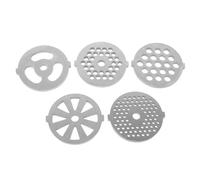 TOVINANNA Kit de 8 Discos y Cuchillas de Acero Inoxidable para Picadora de Carne Eléctrica, Accesorios para Cortar Carne en Trozos en Cocina Doméstica