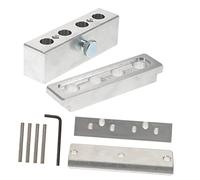 TOVINANNA Kit De Brillo Labial Diy Aleación De Aluminio Molde Para Fácil De Transportar