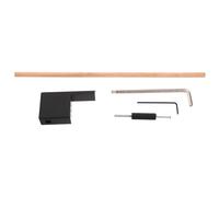 TOVINANNA Kit de Herramientas para Guitarra 5 Piezas Negras Clavijas de Afinación Llave para Alma del Mástil y Accesorios de Reparación para Mantenimiento Profesional y Cuidado del
