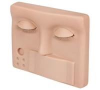 TOVINANNA Kit de Práctica de Extensión de Pestañas para Principiantes Y Avanzados con Párpados de Maniquí Realistas