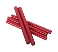 TOVINANNA Kit de Reparación 5 Piezas para Postes de Tienda de Campaña Diseño Portátil, Aleación de Aluminio Rojo Accesorios para Camping y Mochilero