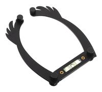 TOVINANNA Kit Para Forma a Las Cejas Kit De Delineado De Cejas Herramienta De Mapeo De De Blanqueamiento De Moldeador De Aleación De Aluminio Black