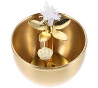 TOVINANNA Lámpara de Aceite de Queroseno Budista Vintage Lámpara de Queroseno Decorativa con Función Luz para Templo Budista de Adoración para Interiores