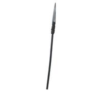TOVINANNA Lanza de Caballero Medieval de Plástico Negro Diseño Ergonómico y Punta Redondeada para Juego y Teatro, Ligera y Realista