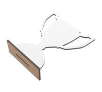 TOVINANNA Letrero Deportivo de Pie para Sublimación en Blanco Transferencia Térmica, Tablero de Densidad Multifuncional para Bricolaje y Decoración en Cumpleaños