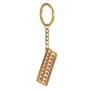TOVINANNA Llavero de Ábaco de Cobre Dorado, Adorno Colgante Vintage Fácil de Llevar Diseño Chino Único para Decoración de Bolsos y Llaves de Coche