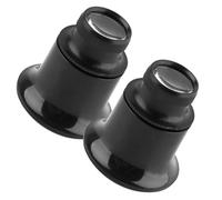 TOVINANNA Lupa de Joyero Monocular 20X Portátil 2 Piezas Lente de Cúpula para Inspección de Joyas y Reparación de Relojes Herramienta Compacta y Ergonómica para Profesionales