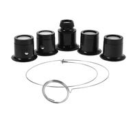 TOVINANNA Lupa de Reparación para Relojeros y Joyeros con Clip Manos Libres, Múltiples Aumentos 3x-20x, Material Plástico y Vidrio para Mantenimiento Preciso de Relojes y Joyas