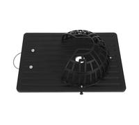 TOVINANNA Macetero de Pared Vertical de Plástico Negro 27x18 Cm para Helechos Cuerno de Ciervo Función de Purificar Aire y Mantener Raíces Húmedas Adecuado para Oficina y Balcón