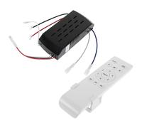 TOVINANNA Mando Ventilador de Techo con Luz y Controlador de Velocidad Variable para Motor de Corriente Continua, Control Remoto Inalámbrico de Plástico Adecuado para Celebración Verano