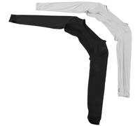 TOVINANNA Mangas de Sol para Mujer 2 Piezas Tipo Chal Refrescante con Protección UV Avanzada, Orificio para Dedos, Tejido Transpirable y Ligero para Golf, Conducción y Actividades al Aire