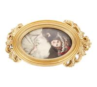 TOVINANNA Marco de Fotos Creativo de Resina Gancho para Colgar, Diseño Vintage Europeo, para Exhibición en Sala o Estudio