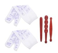 TOVINANNA Masajeador de Acupuntura de Madera Multifunción, Varillas de Masaje Corporal y Facial, Herramienta Portátil para Automasaje y Reflexología, Kit Palo Redondo, Cilindro Pequeño