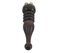 TOVINANNA Masajeador de Ojos de Madera Sándalo y Cuerno de Carnero, Palo de Masaje Facial Ergonómico Portátil para Cuidado de Ojos y Senos Paranasales, Herramienta de Masaje Manual