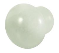 TOVINANNA Masajeador Manual Facial Hongo Natural de Jade Verde 1 Unidad Tamaño Compacto para Masaje Terapéutico y Cuidado Piel en Spa y Uso Diario