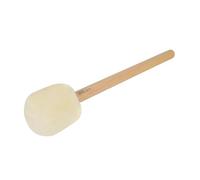 TOVINANNA Maza para Bombo Cabeza de Fieltro Blanco y Mango de Madera de Haya Baqueta para Bombo Antideslizante Instrumento de Percusión Profesional para Batería y Timbales Uso Práctica y